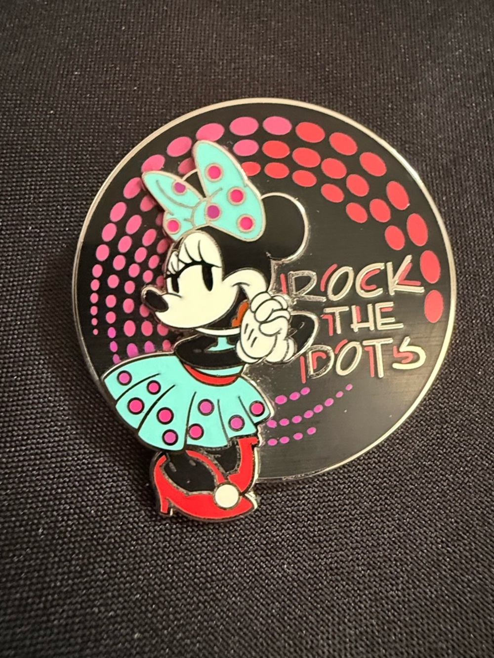 Minnie Mouse 'Rock the Dots' Official Disney Pin